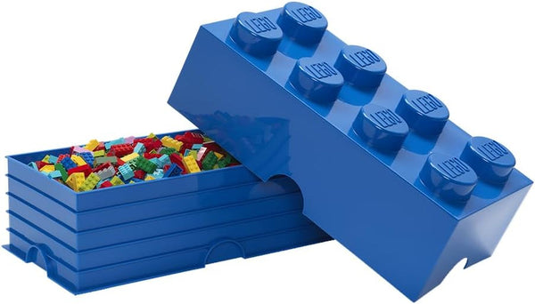 LEGO Storage Brick 8 12.1 L Storage Box with Lid Blue2