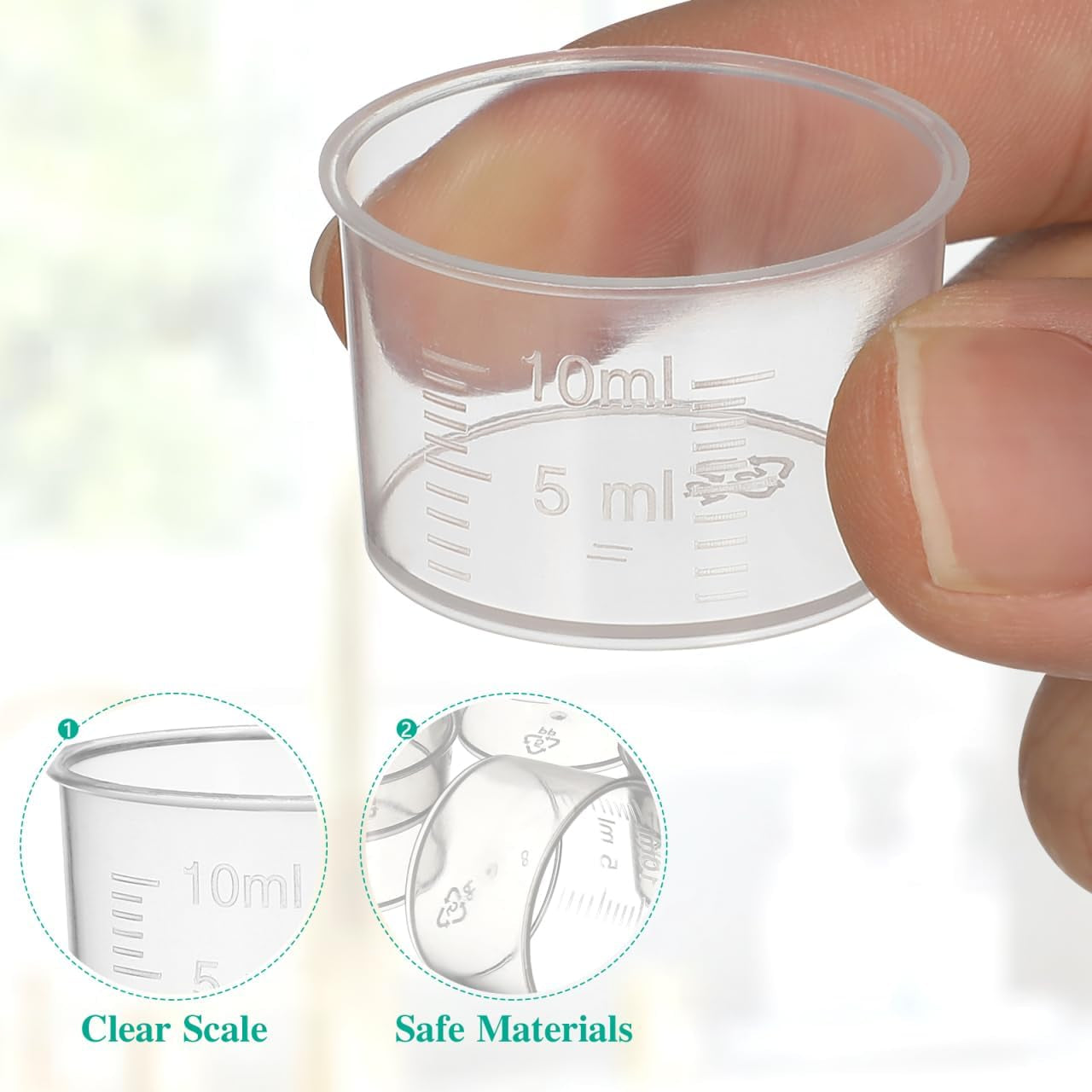 disposable-measuring-cup-set-pack-of-100-clear-plastic-measuring-cup-10ml-transparent-containers-thickened-measuring-cups-for-mixing-paint