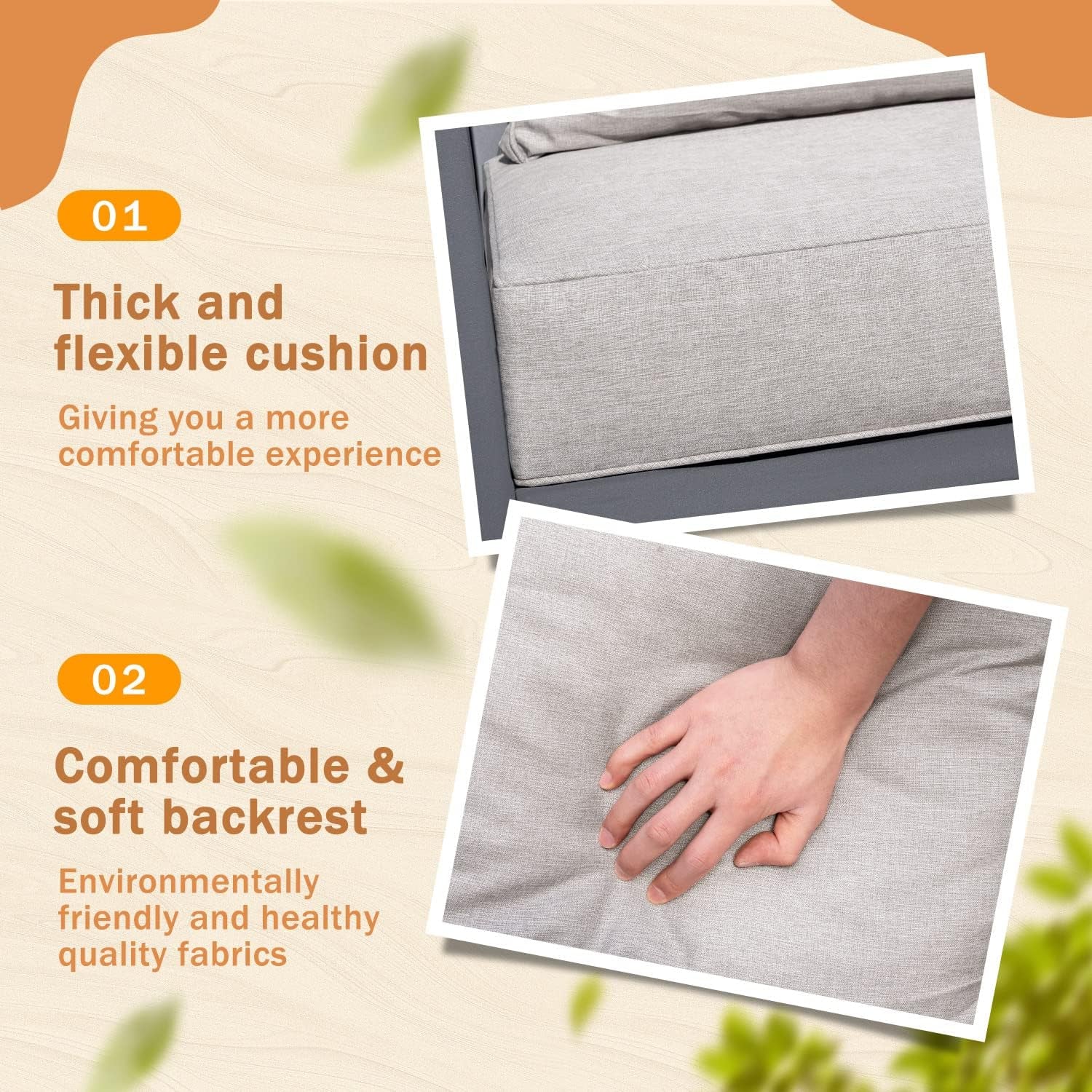 4-piece-furniture-patio-lounge-conversation-set-solid-wood-armrest-table-top-anti-drop-thick-waterproof-cushion-light-gray
