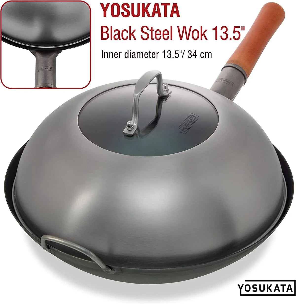 premium-stainless-steel-wok-lid-12-8-inch-for-13-5-in-wok-dishwasher-safe-lid-with-tempered-glass-steam-holes-ergonomic-handle-cheese-melting-dome-for-griddle-grill-basting-cover