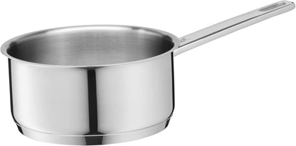 Compact Cuisine 5-Piece Induction Saucepan Set with Glass Lid, Polished Cromargan Stainless Steel, Induction Pots Set, Uncoated, Inner Scale11
