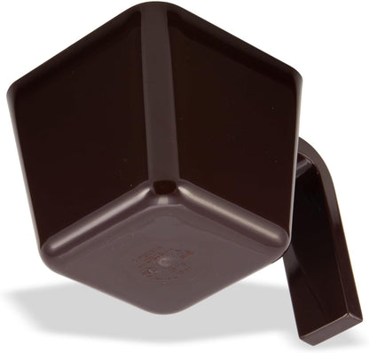 Portion Scoop, Cup with Handle for Ice and Ingredients in Home and Commercial Kitchen, 16 Oz, 1 Count, Brown3