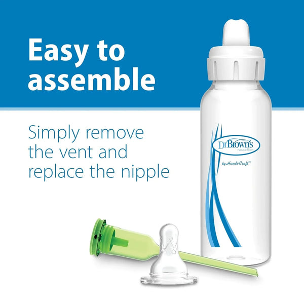 Dr. Brown'S Milestones Options+ Narrow Sippy Spouts, 4-Pack | Soft 100% Silicone Baby Bottle Sippy Spout, 6M+, 4 Count6