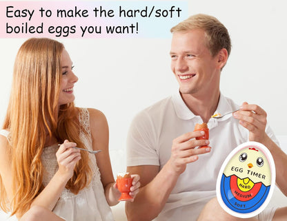 Egg Timer for Boiling Eggs That Changes Color When Done, Tricolor5