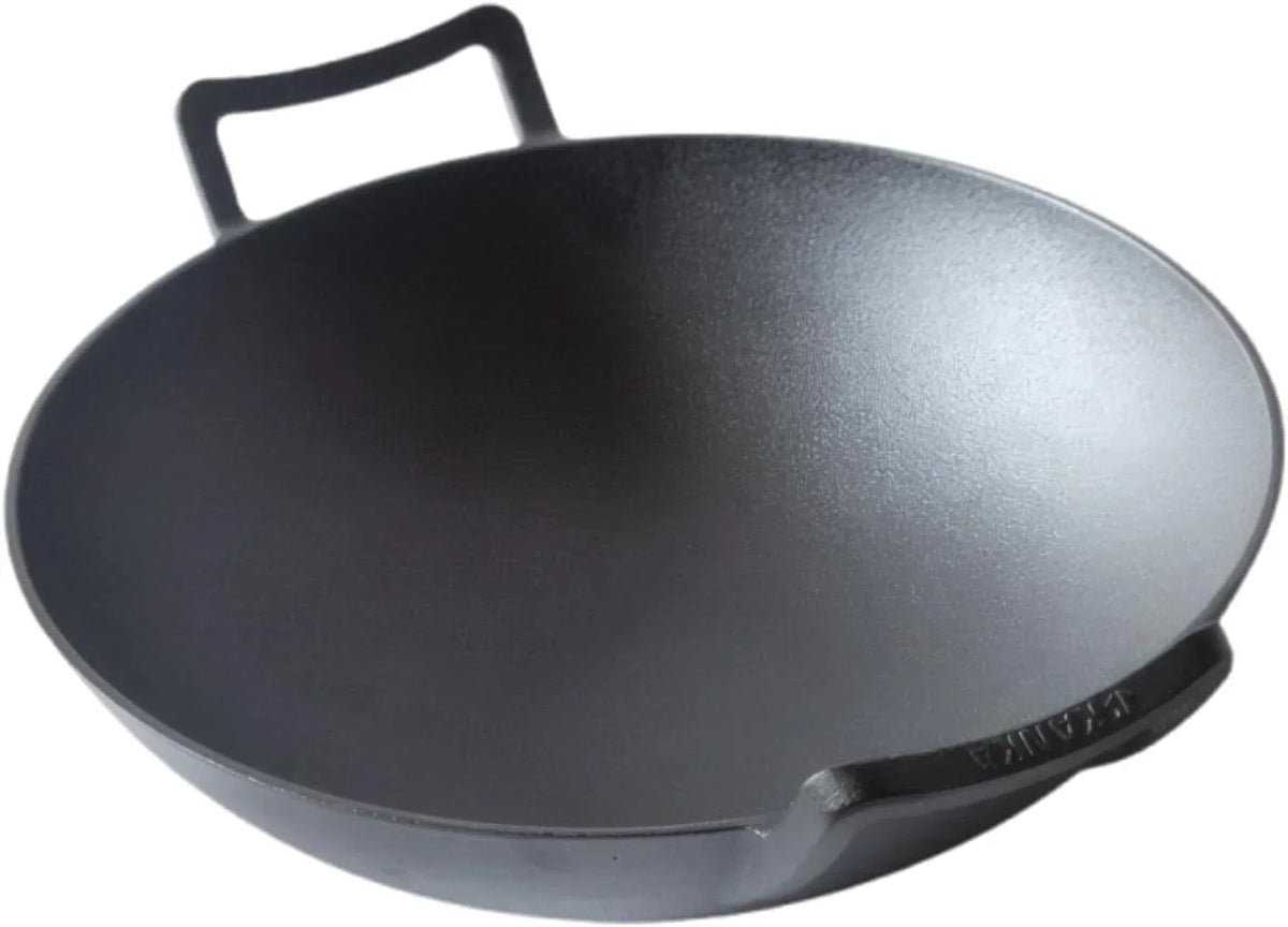 cast-iron-wok-skillet-14-inch-pre-seasoned-nonstick-stir-fry-pan-with-flat-base-ergonomic-handles-ideal-for-deep-frying-sauteing-grilling-camping-outdoor-cookware-black