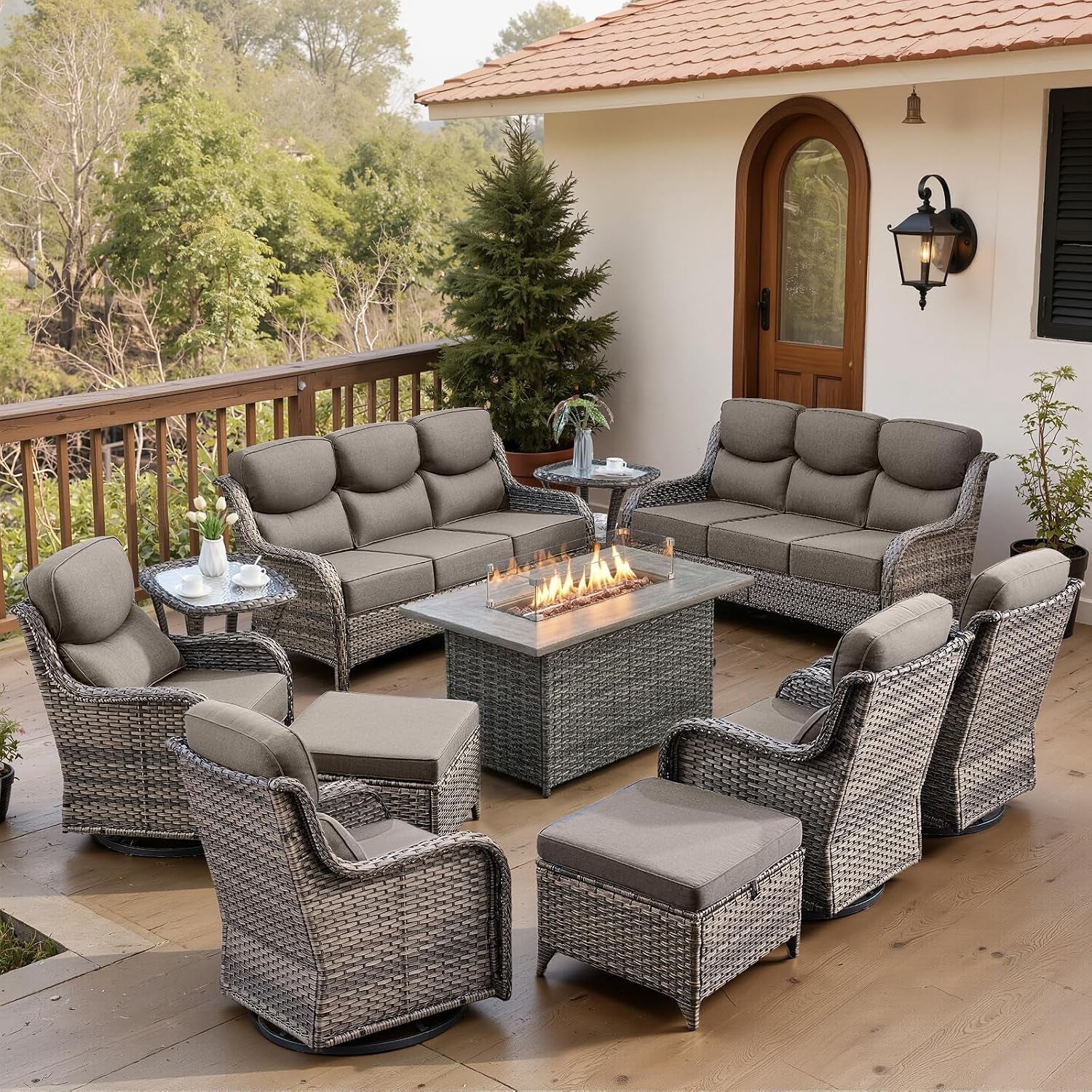 luxury-6-thick-cushioned-11-pieces-patio-furniture-set-with-fire-pit-table-wicker-outdoor-conversation-set-with-high-back-swivel-rocker-chairs-for-deck-porch-yard-and-poolside-grey-grey