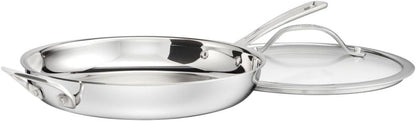 Pureclad™ Pureclad™ Triple-Ply 12" Stainless Steel Skillet with Helper Handle and Cover. PCT22-30HC1