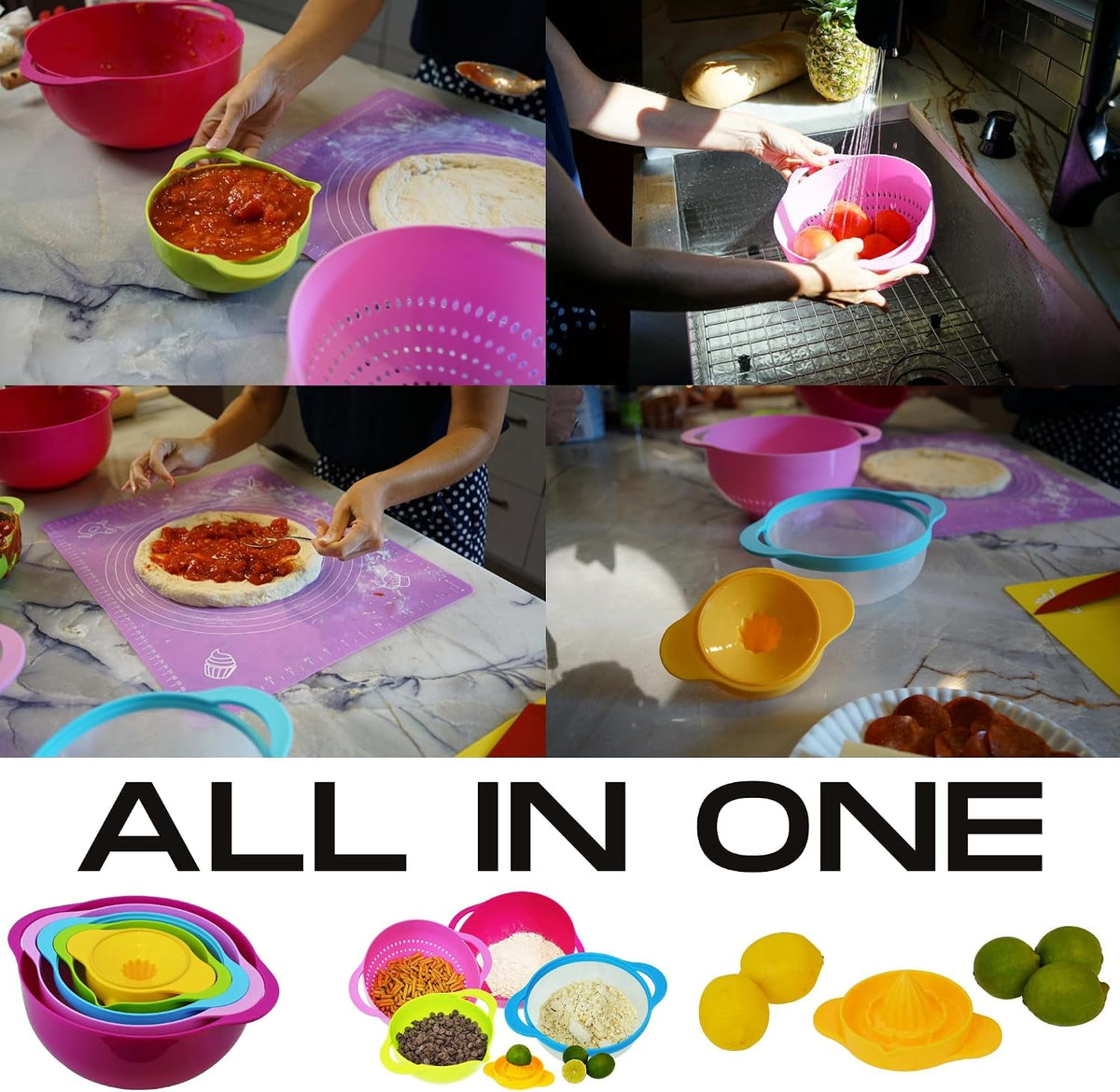 5-piece-nesting-mixing-bowl-set-with-colander-sieve-measuring-cup-and-juicer-stackable-multi-color-kitchen-set