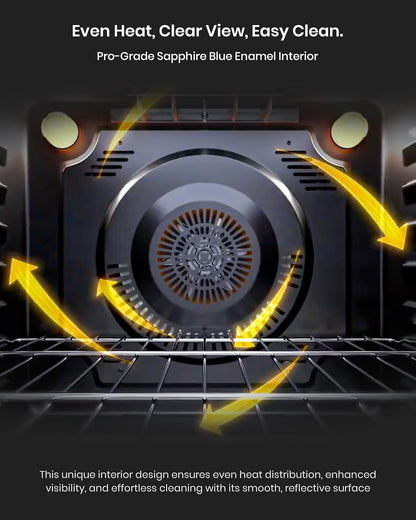 RES30552 Stainless Steel 30" Slide-In Electric Range with True Convection and Air Fry, 5-Burner Stove, 5.7 Cu. Ft. Oven, Self-Cleaning Mode, Freshbake Feature, and Easy-Touch Controls8
