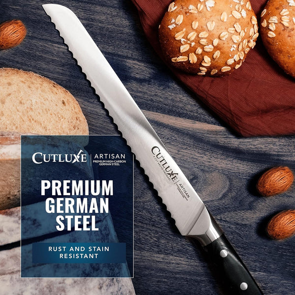 Bread Knife, 10" Serrated Knife for Sourdough & Homemade Bread8