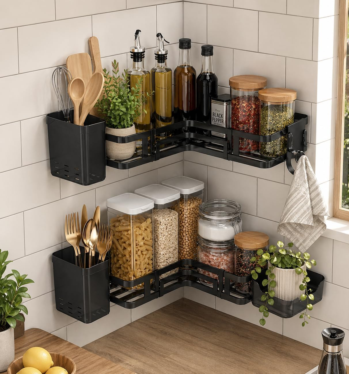 2-pack-corner-shower-caddy-for-90-corners-l-shaped-adhesive-shower-organizer-with-rustproof-stainless-steel-shower-shelves-no-drill-bathroom-organizers-and-storage-black