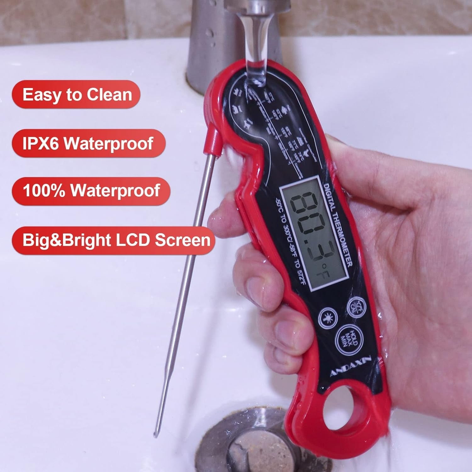meat-thermometer-digital-for-grilling-and-cooking-waterproof-ultra-fast-instant-read-food-thermometers-with-backlight-calibration-for-kitchen-deep-fry-bbq-grillred-black-lcd