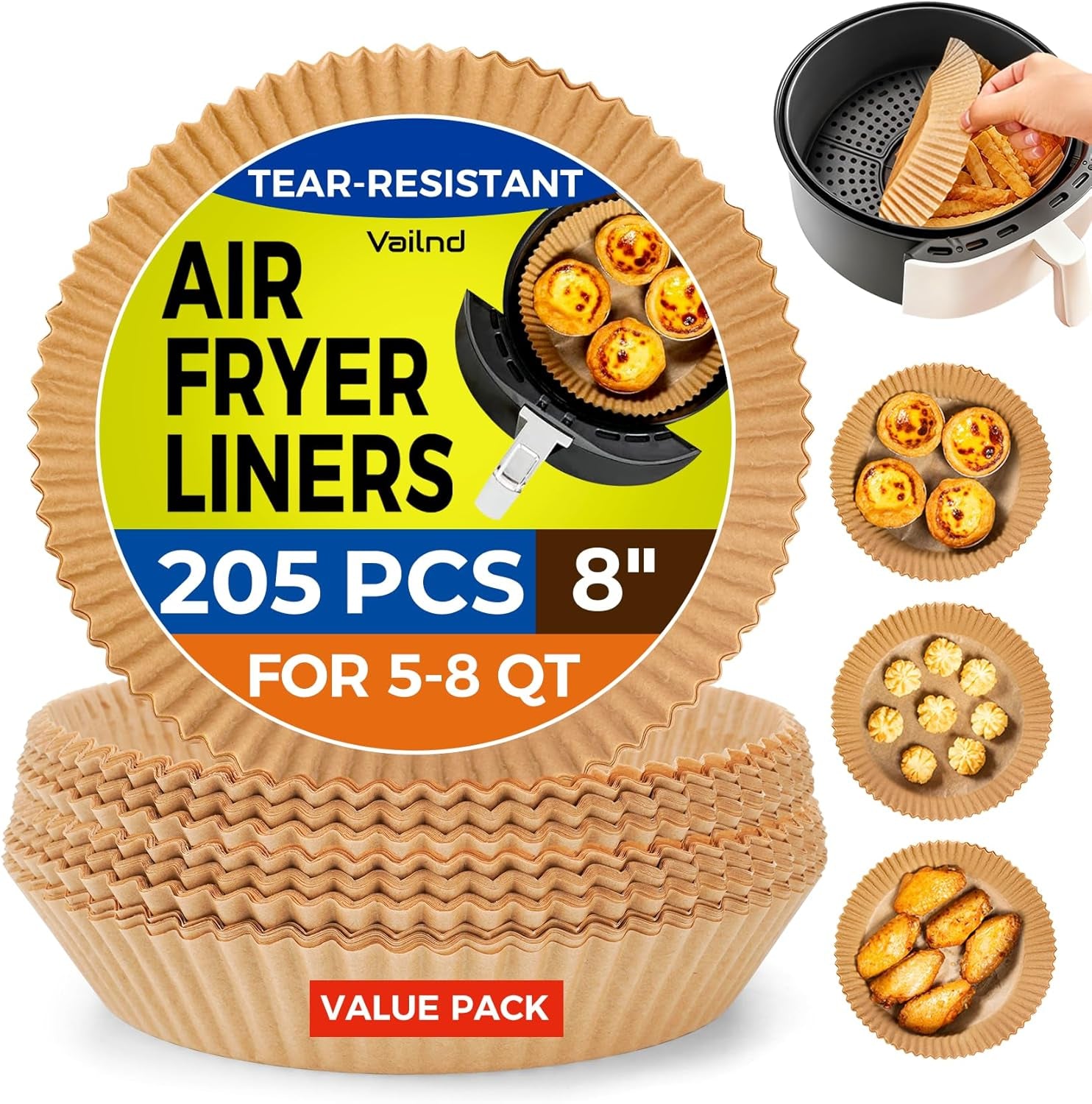 205pcs-air-fryer-liners-disposable-8-round-airfryer-liners-for-5-8-qt-heavy-duty-air-fryer-paper-liner-for-ninja-oil-proof-non-stick-parchment-paper-for-easy-cleanup-baking-microwave-oven