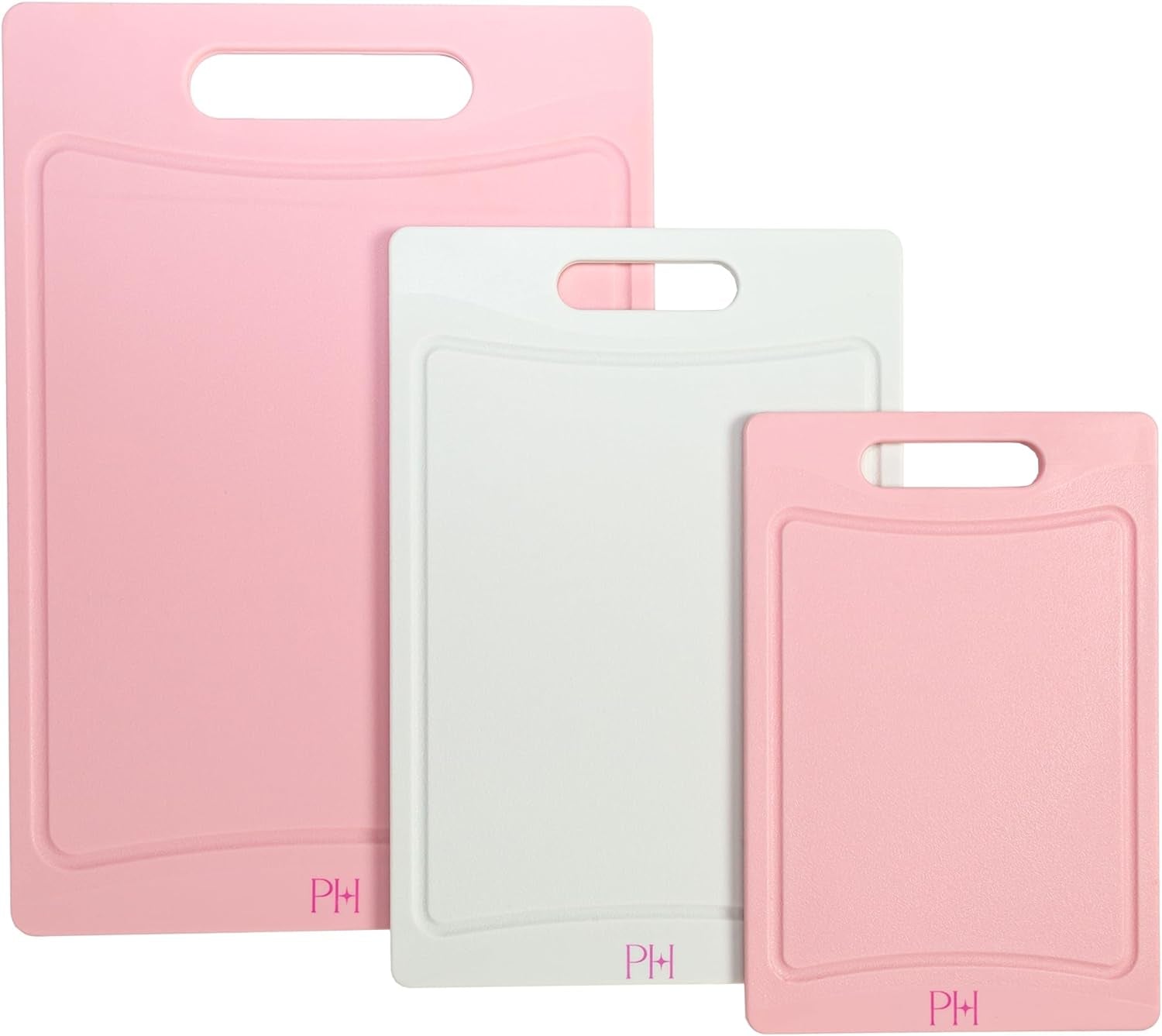 cutting-boards-for-kitchen-reversible-dual-sided-plastic-cutting-board-set-with-juice-grooves-easy-grip-handle-heavy-duty-and-made-without-bpa-dishwasher-safe-3-piece-pink-and-cream