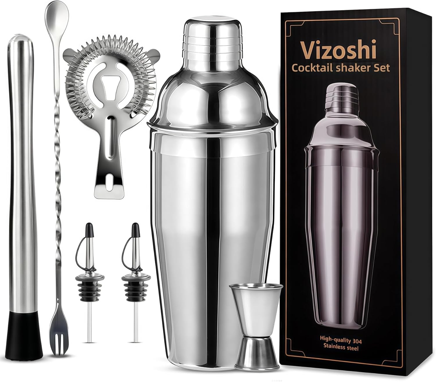 cocktail-shaker-set-7-piece-bartender-kit-mixology-kit-bar-set-stainless-steel-cocktail-making-kit-for-home-bar-and-parties-with-martini-shaker-jigger-strainer-muddler-and-pourers