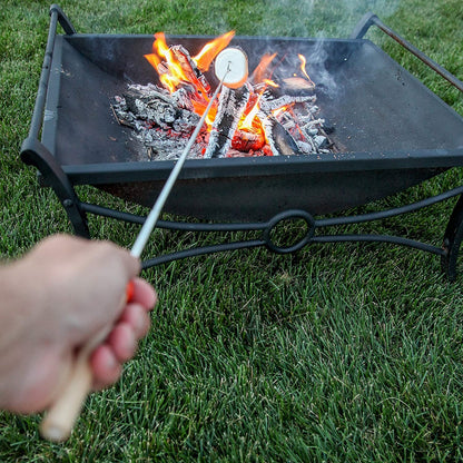 Smores Sticks for Fire Pit Long - Marshmallow Roasting Sticks Smores Kit - Smore Skewers Hot Dog Fork Campfire Cooking Equipment, Camping Essentials S'Mores Gear Outdoor Accessories 32" 5 Pack8