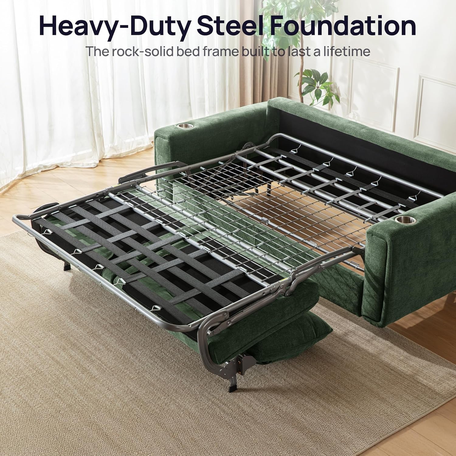 pull-out-sofa-bed-no-cushion-removal-queen-sleeper-sofa-with-usb-fast-charging-memory-form-mattress-2-in-1-convertible-comfy-loveseat-couch-bed-for-rv-apartment-and-small-spaces-green