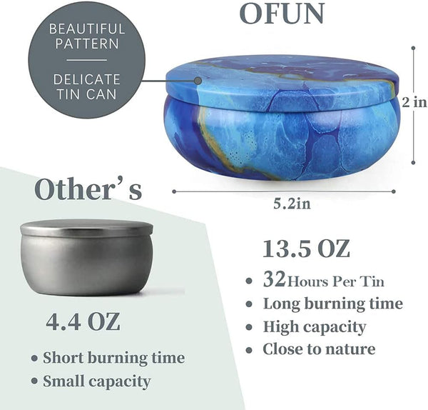 Large Citronella Candles Outdoor Decorative 55Oz, Soy Wax Lemongrass Candle Set 3 Wick, Scented Jar Candle Bulk up to 240Hrs, 3 Pack Summer Camping Candles for Patio Garden Balcony2
