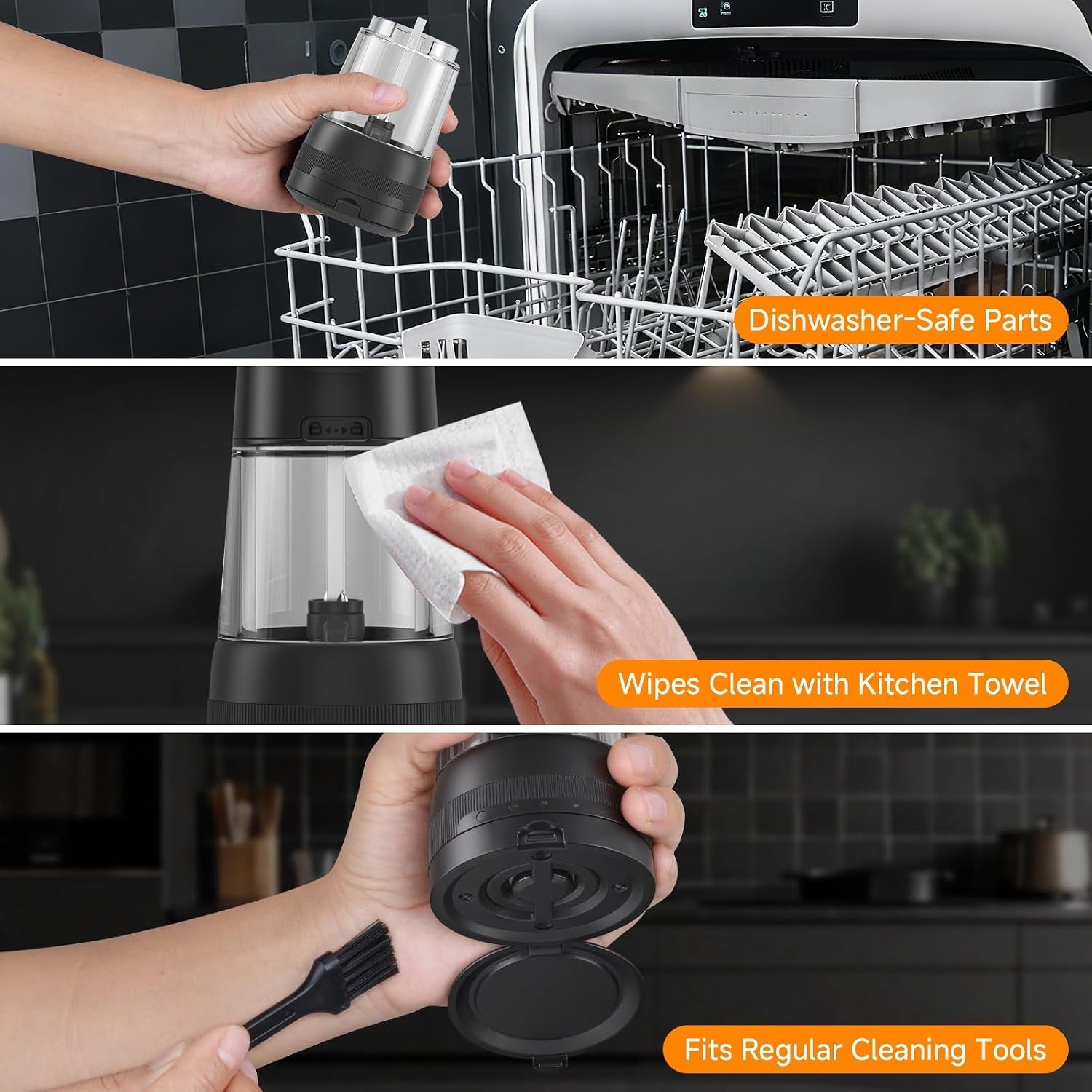 electric-salt-and-pepper-grinder-set-2-pack-rechargeable-automaticblack