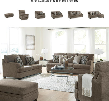 Signature Design by Ashley Stonemeade 3 Seat Chenille Sofa, Nutmeg6