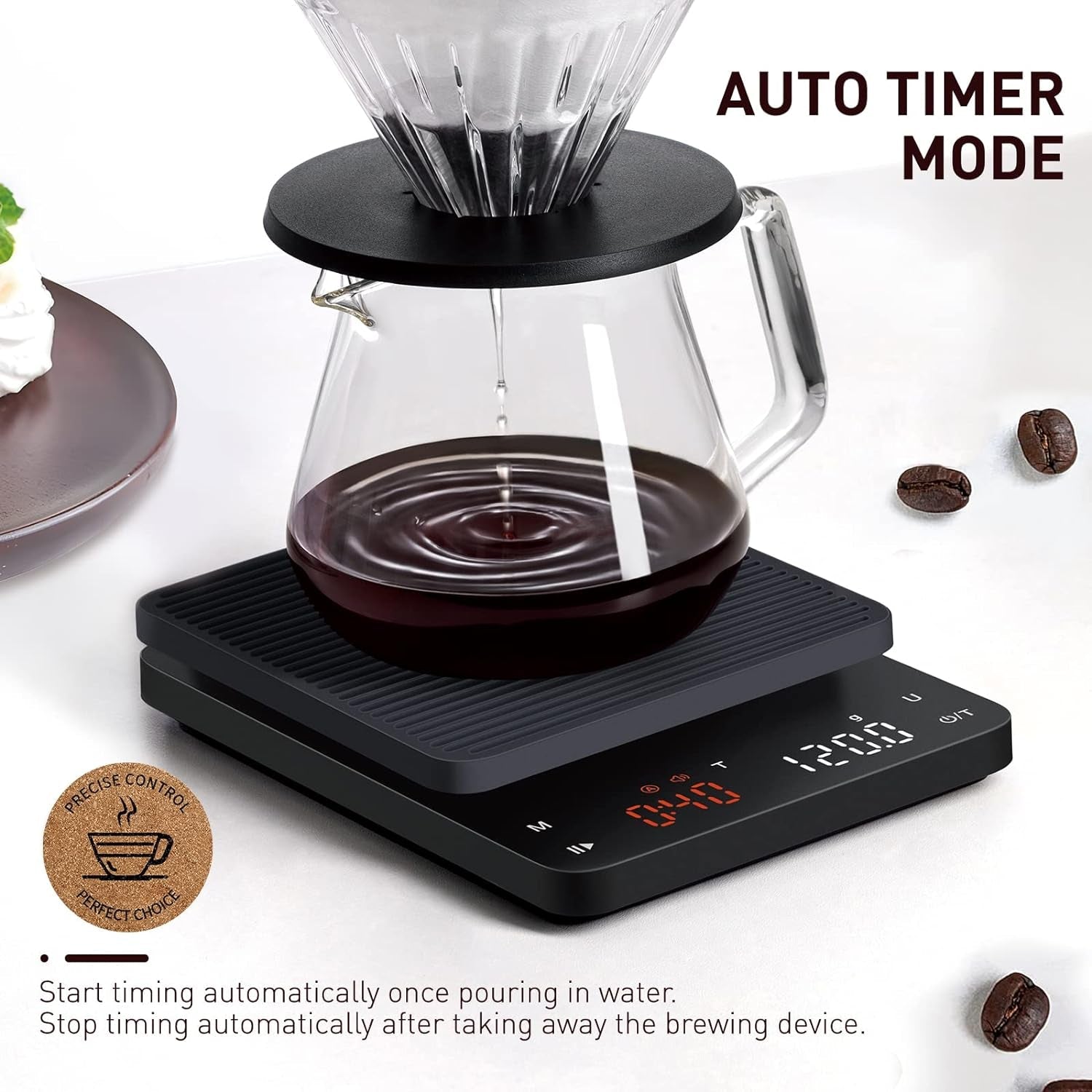 bagail-coffee-scale-with-timer-0-1g-3kg-precision-for-drip-espresso-pour-over-rechargeable-clear-led-display-auto-tare-waterproof-silicone-cover-charging-cable-included
