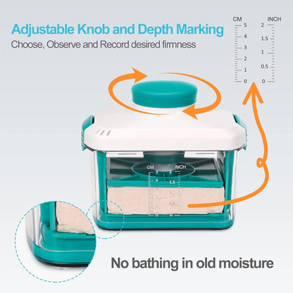 Adjustable Tofu Press with Marinating Lid, Dishwasher Safe, BPA Free | Adjustable Press for Any Thickness, Tofu Cheese Paneer, Evenly, No Crack, Marinate, No Mess, Hands-Free, save Paper Towels6