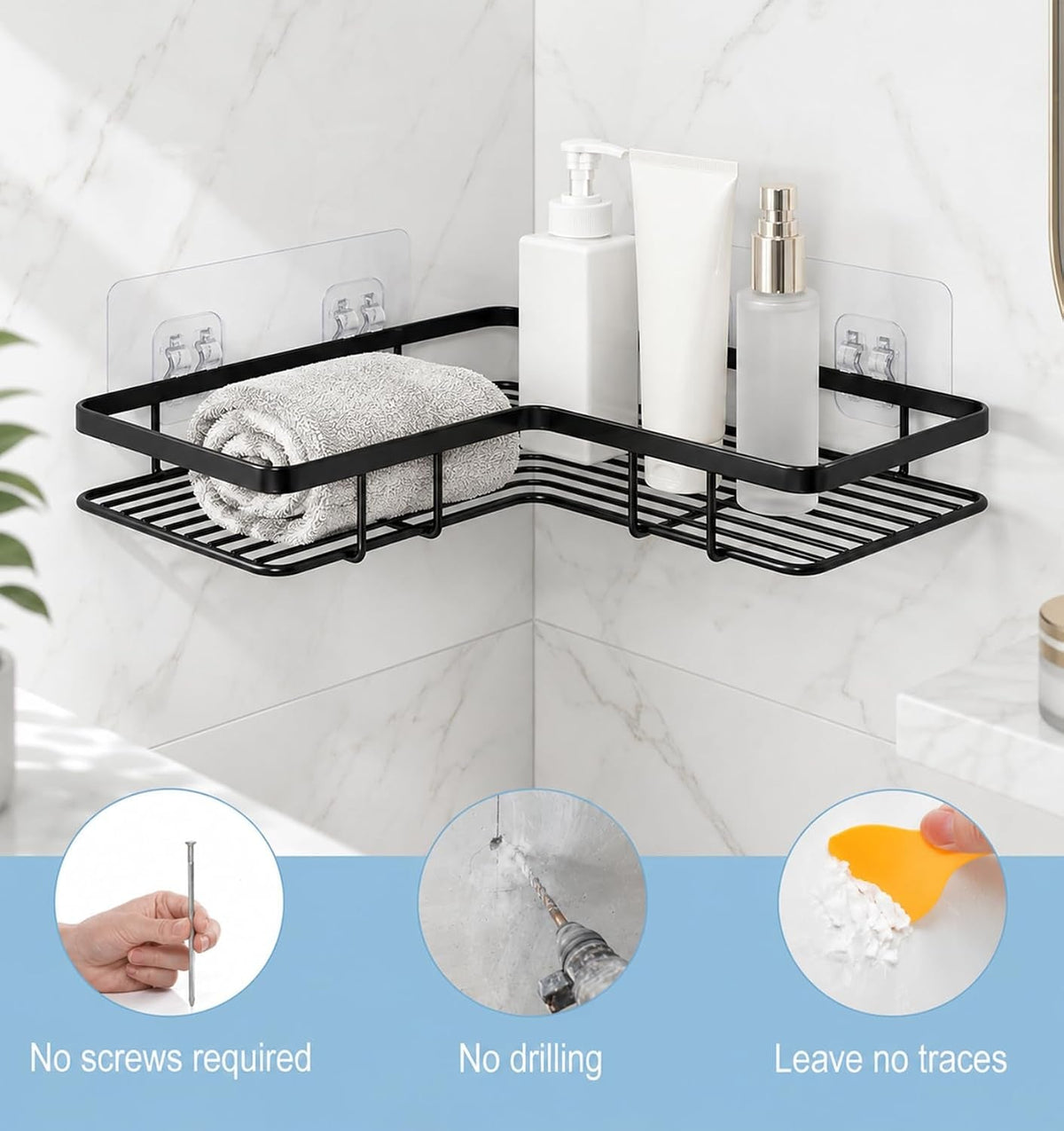 6-pack-shower-caddy-adhesive-replacement-strong-adhesive-sticker-hooks