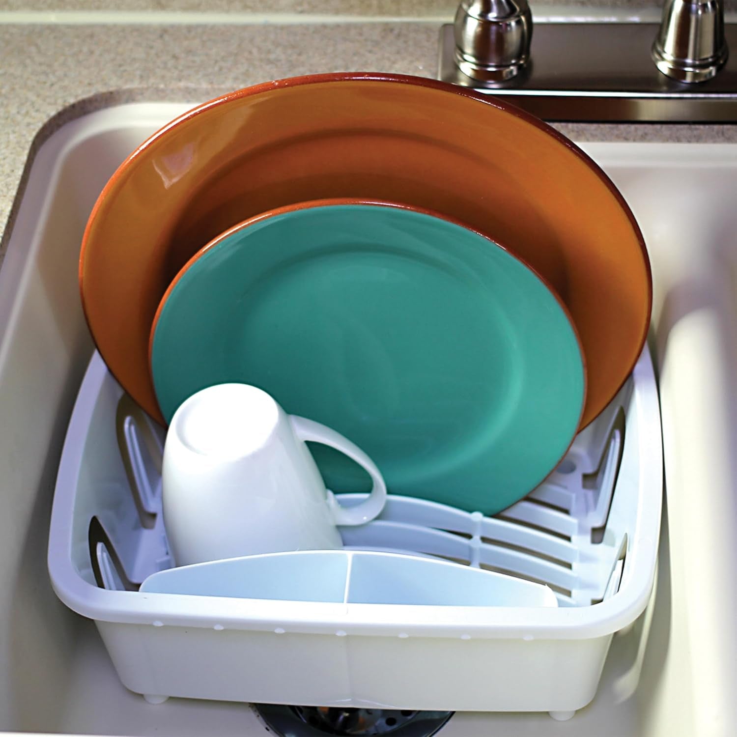 rv-mini-dish-drainer-tray-features-a-sloped-drain-tray-design-heavy-duty-construction-ideal-for-small-spaces-apartments-boats-and-more-9-5l-x-11-7w-x-4-75h-white-43511