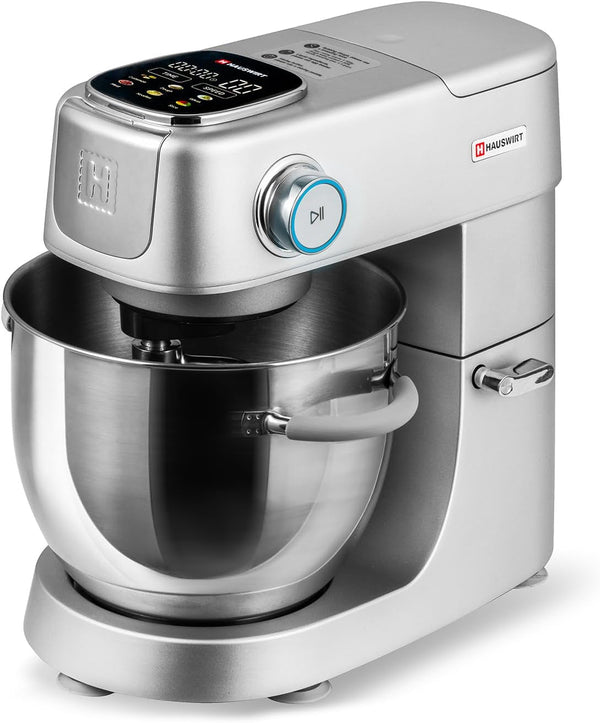 Stand Mixer 6QT XL Large, 4.5" LED Touch Screen Electric Household Stand up Mixer, Full Metal Structure Standing Mixer 11-Speed, Dough Cake Bread Mixer – Silver1
