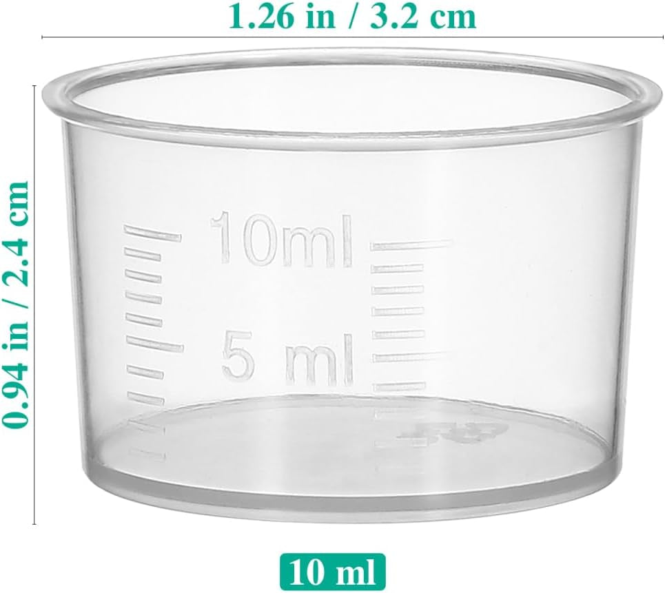 disposable-measuring-cup-set-pack-of-100-clear-plastic-measuring-cup-10ml-transparent-containers-thickened-measuring-cups-for-mixing-paint