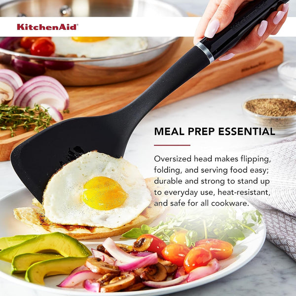 Kitchenaid Classic Solid Turner, Black, 13.5X 3.3 Inch5
