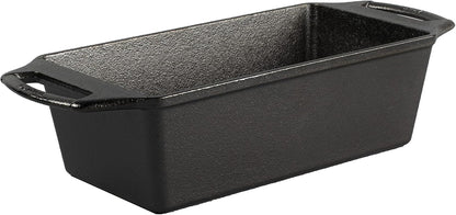 Pre-Seasoned Cast Iron Loaf Pan, Pfas-Free, 8.5 Inches | Rectangular Cast Iron Bakeware, Even Browning Bread Pan with Easy-Release Finish, Non-Toxic, Made in USA4