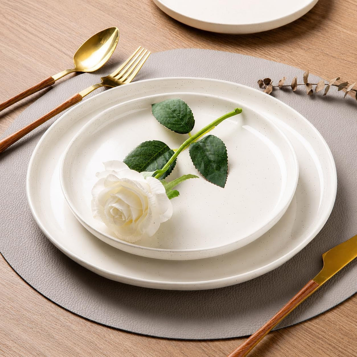 24-piece-ceramic-dinnerware-set-for-6-handpainted-plates-pasta-bowls-bowls-set-with-rustic-terracotta-underside-scratch-resistant-dishwasher-microwave-safe-speckled-glaze-beige