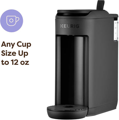 K-Mini Mate Single Serve K-Cup Pod Coffee Maker, Brews up to 12 Oz Cup, Compact Portable Coffee Machine for Small Spaces, Great for Dorms & Offices, Black3