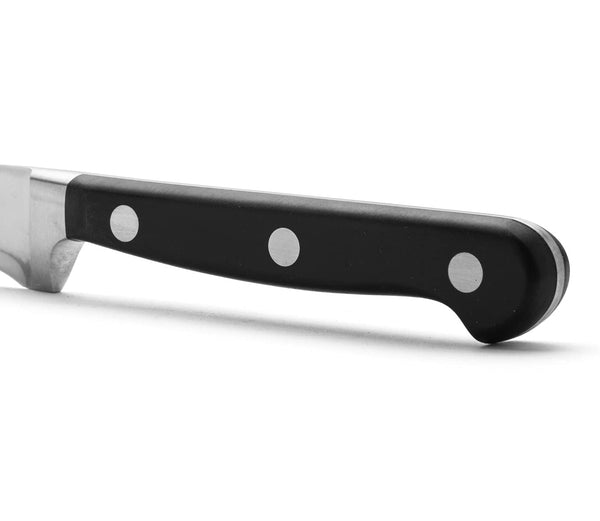 Boning Knife 6 Inch Nitrum Stainless Steel and 160 Mm Blade. Professional Butcher Knife to Slice Bones from Meat. Ergonomic Polypropylene Handle. Series Opera. Color Black.4