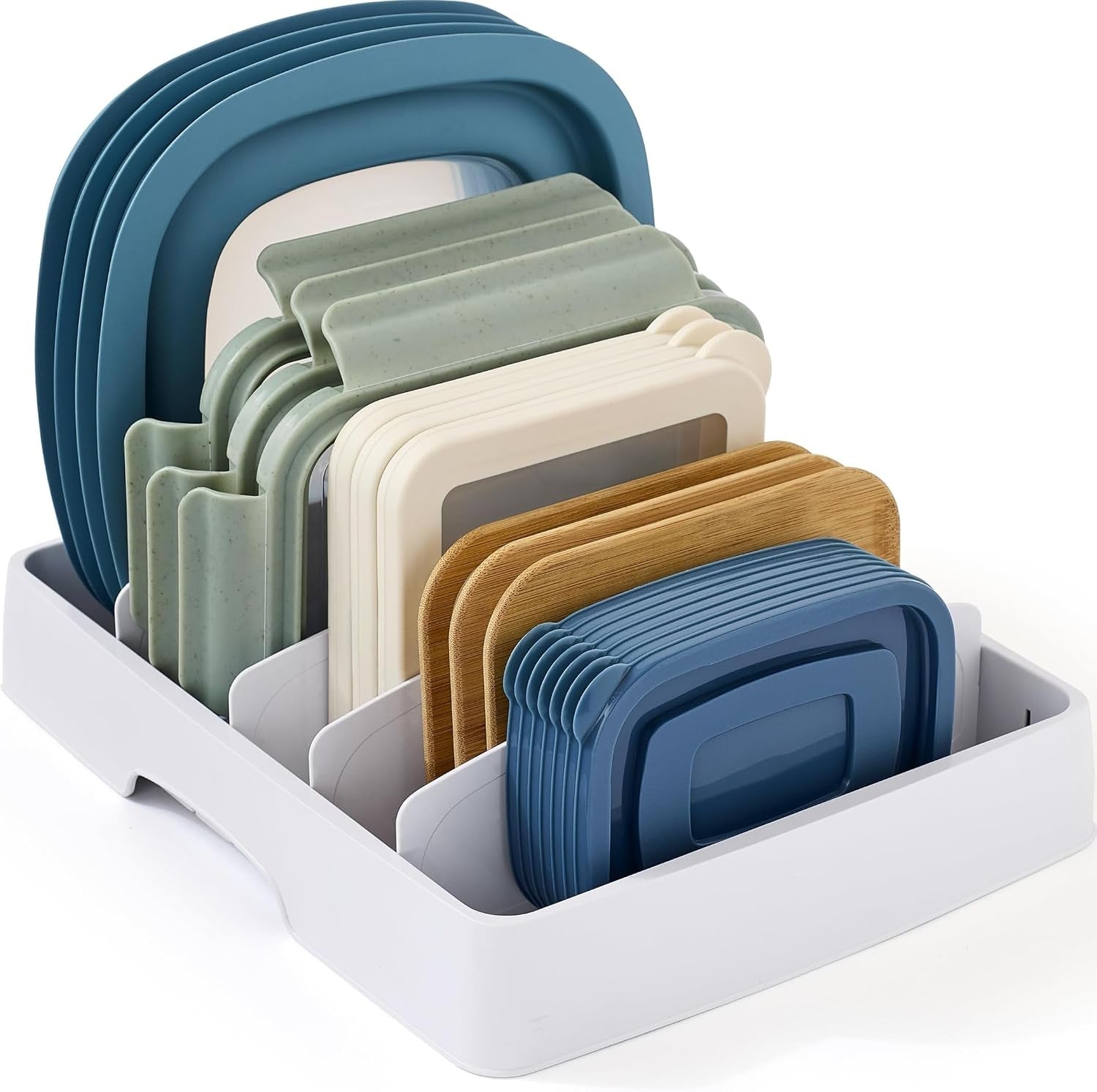 storalid-food-container-lid-organizer-for-kitchen-cabinet-storage-with-5-adjustable-dividers-10-5d-13-4w-3-3h-large-classic-edition-white