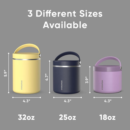 25Oz Stainless Steel Vacuum Insulated Food Jar for Hot Food and Cold Food, Wide Mouth Leak-Proof Soup Jar for Adults, 10 Hours Hot and 16 Hours Cold (Black)5