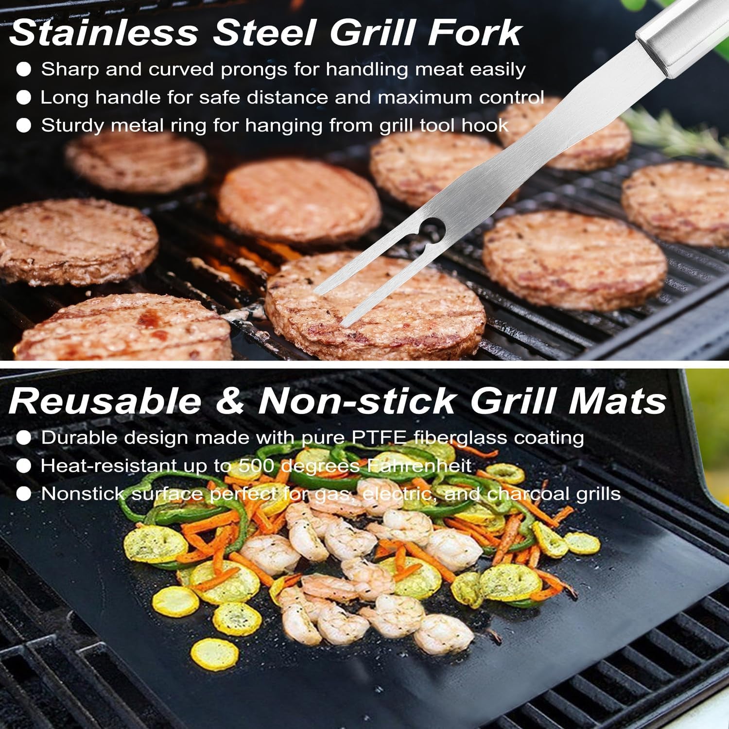 22pcs-heavy-duty-bbq-grill-accessories-set-non-slip-grill-tools-for-outdoor-grill-set-stainless-steel-grill-utensils-set-deluxe-grilling-tools-set-in-aluminum-case-ideal-gifts-for-men-silver