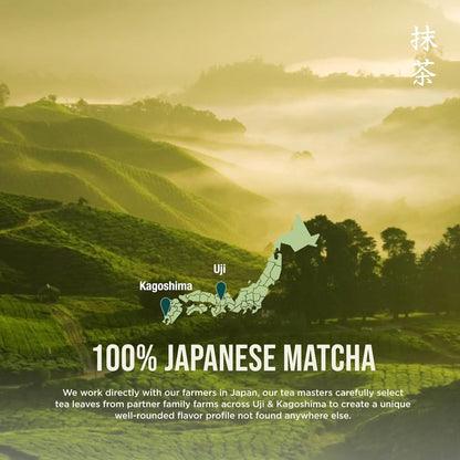Jade Leaf Ceremonial Grade Matcha Powder, 50G / 1.76Oz | Best for Matcha Lattes, Warm or Iced - Authentic Japanese Matcha Green Tea Powder from Uji & Kagoshima - Resealable Pouch8
