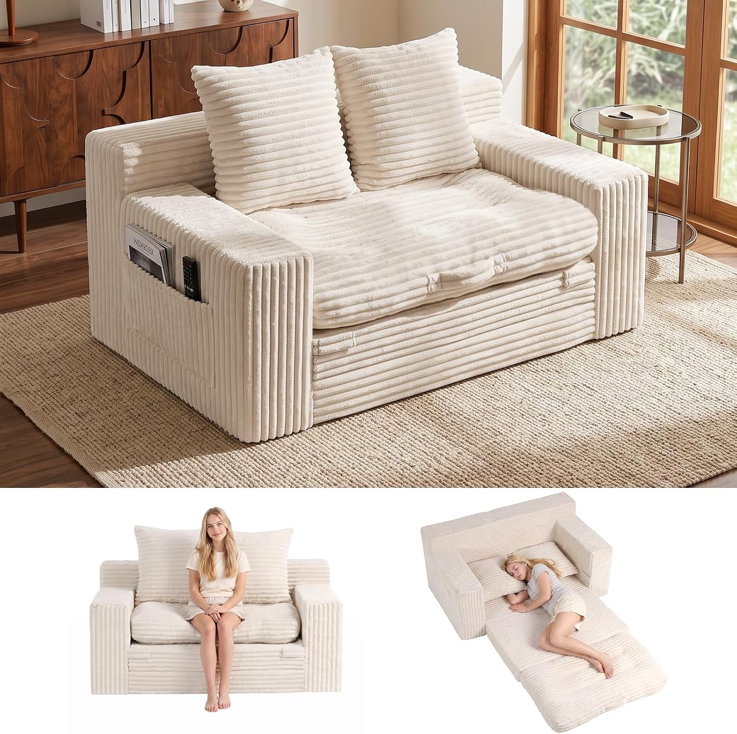 boneless-couch-4-in-1-convertible-sofa-bed-boneless-loveseat-sleeper-pull-out-couch-with-removable-top-cushion-pull-handle-side-pocket-corduroy-futon-for-bedroom-living-room-small-spaces