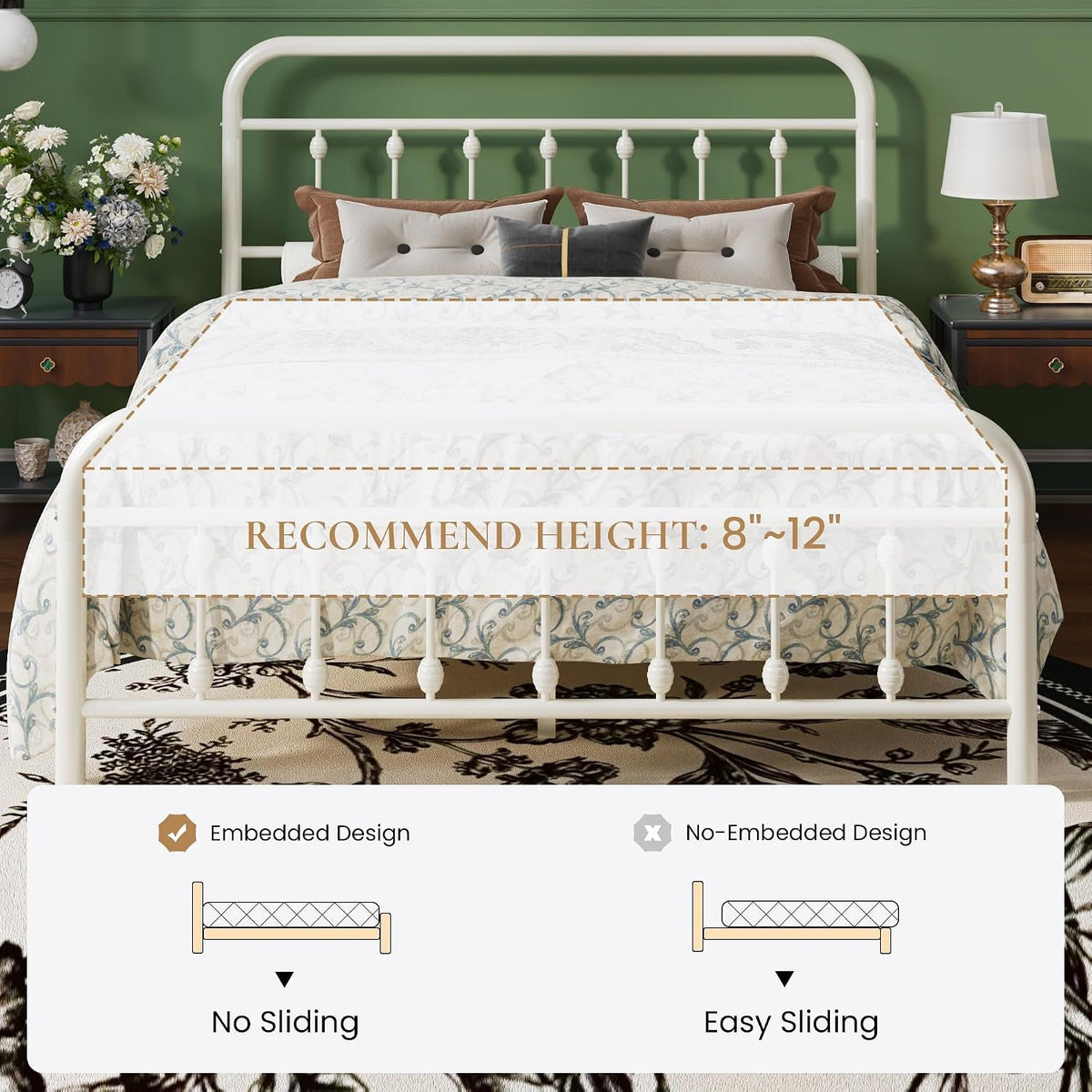 full-metal-bed-frame-with-victorian-iron-art-headboard-cream