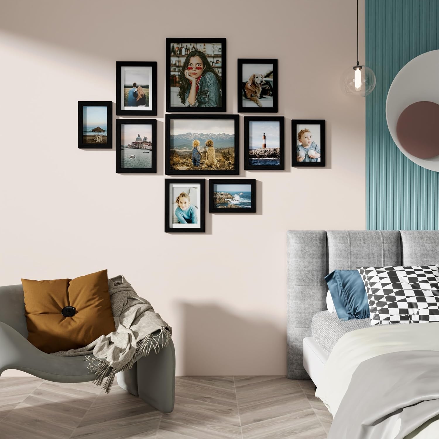 10-pack-picture-frames-collage-wall-decor-black