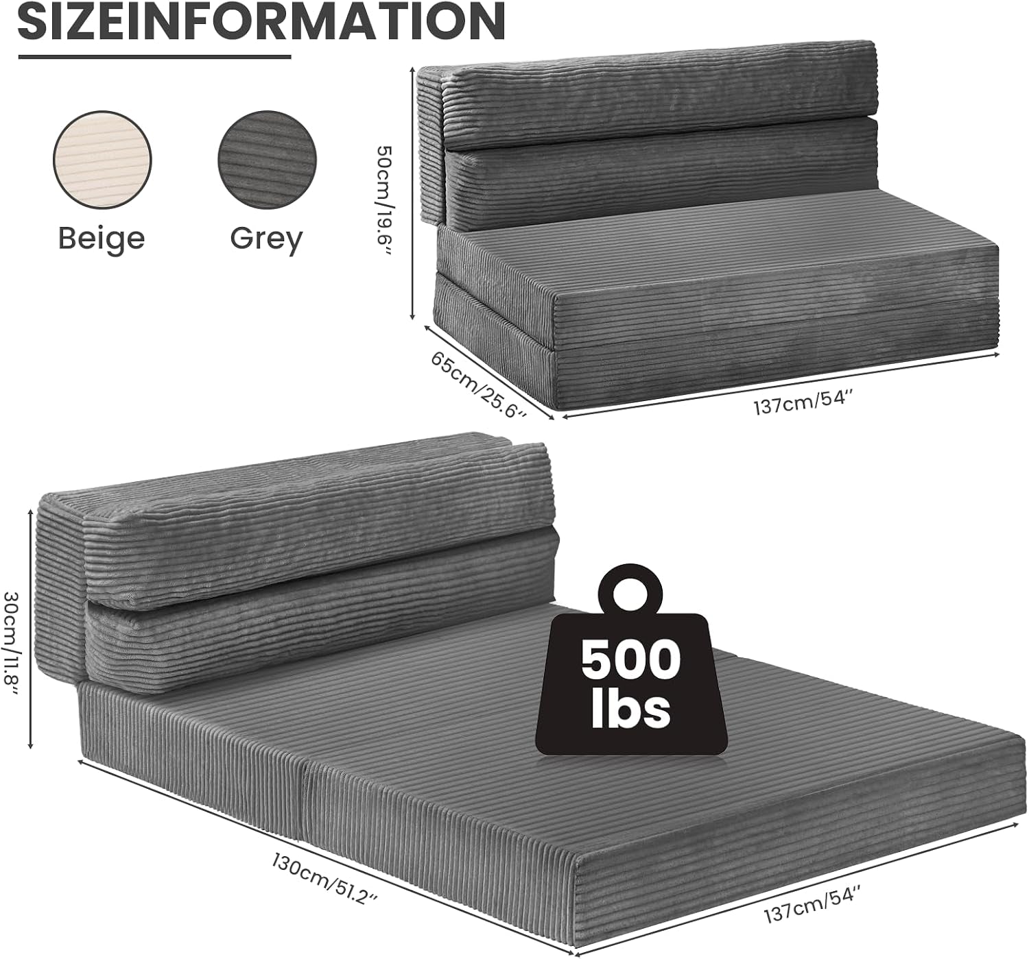 folding-sofa-bed-convertible-sleeper-chair-with-pilow-foldable-matress-2-in-1-pull-out-loveseat-sofa-portable-fold-out-chair-bed-floor-couch-lounge-for-living-room-bedroom-grey-full