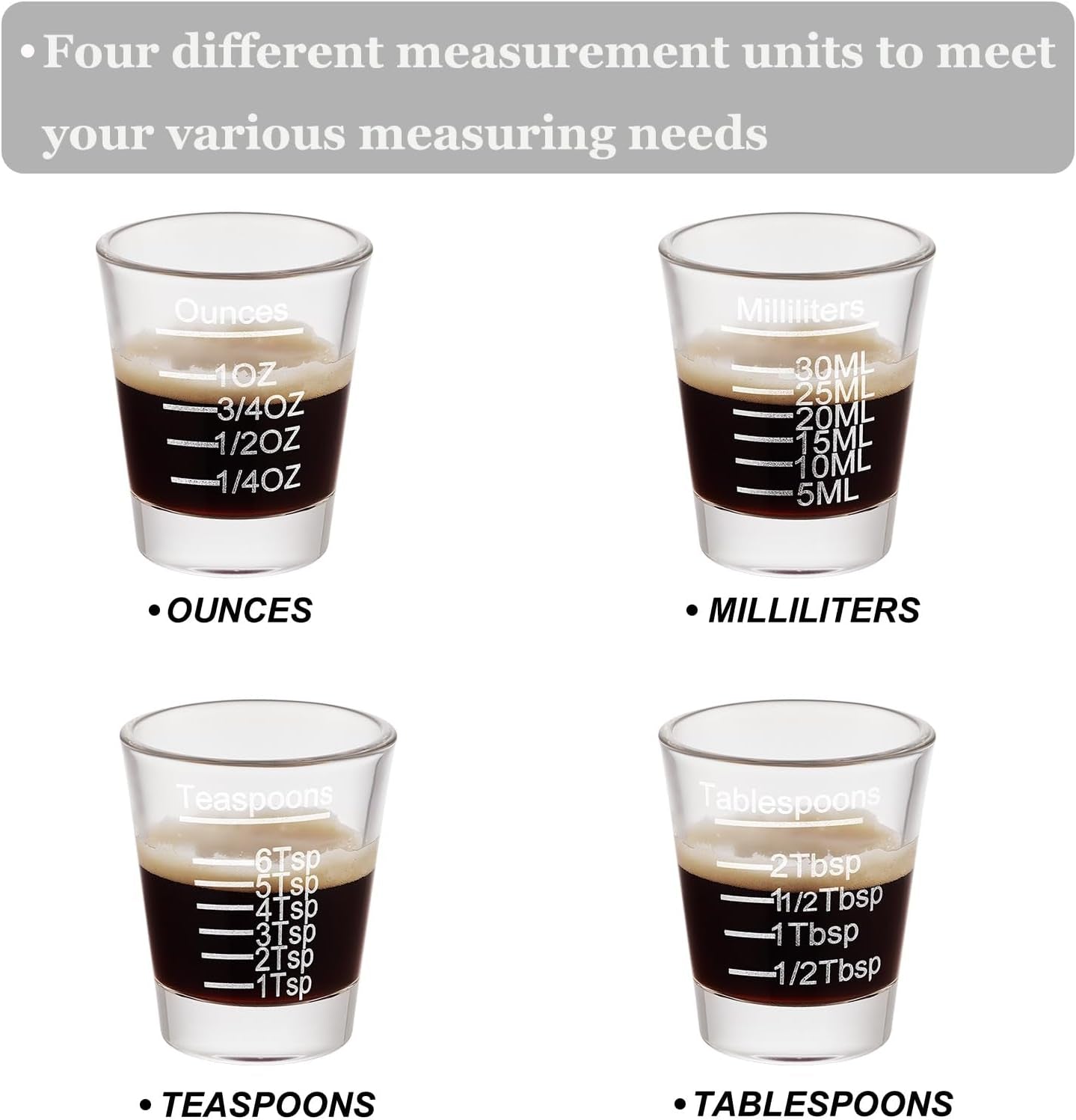 ackers-shot-glasses-etching-scale-measuring-cup-2pack-espresso-shot-glasses-liquid-heavy-glass-26-incremental-measurement-1-oz-2-tbs-6-tsp-30-ml-kitchen-tools