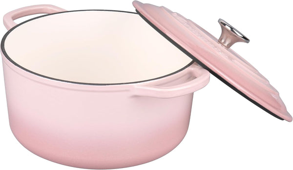Enameled Cast Iron Dutch Oven Pot with Lid, for Sourdough Bread Baking, round Dutch Ovens, 4.5 Quart, Pink5