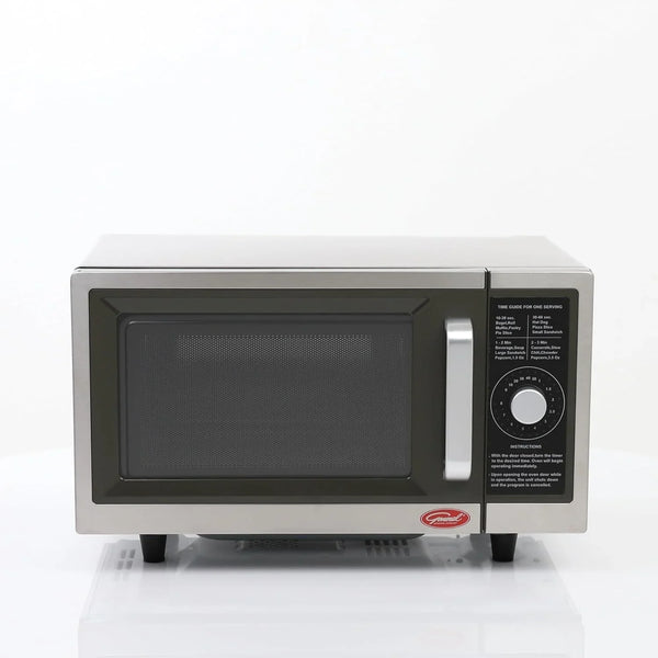 Foodservice Commercial Microwave with Dial Control, 10 Seconds to 8 Minutes Time Increments, Countertop 120V/1000W, 1 Cu.Ft., Stainless Steel2