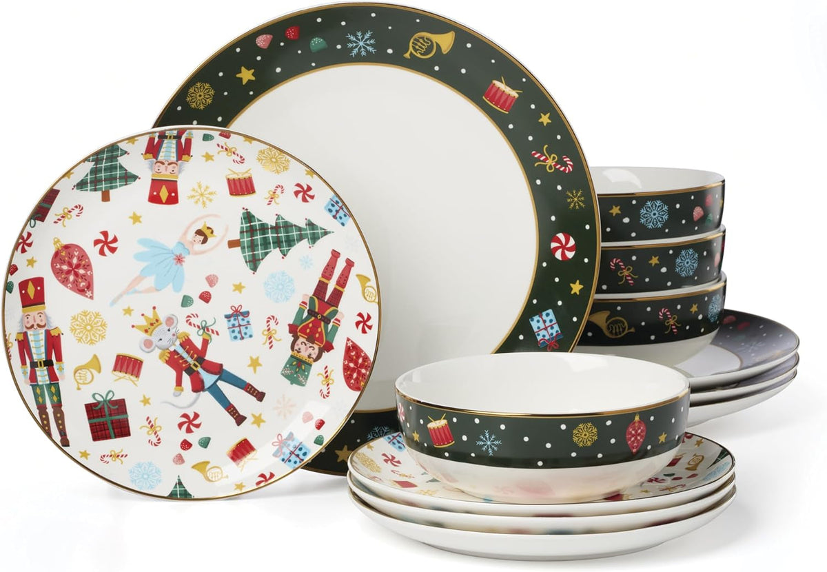 nutcracker-ballet-porcelain-12-piece-christmas-dinnerware-set-for-4