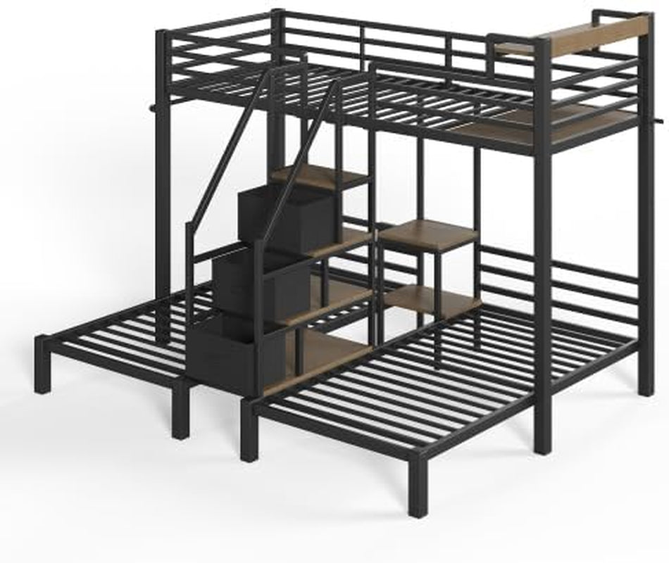 twin-triple-bunk-bed-for-3-with-storage-stair-and-drawers-black