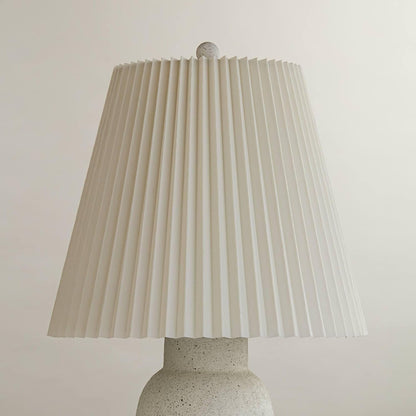 Pre-Assembled Edie Large Ivory Pleated Lamp Shade 10X17X14.75 (Spider) | 10" Top X 17" Bottom X 14.5" High X 14.75" Slant Replacement for Table + Floor Lamps White Bell round Harp + Finial2