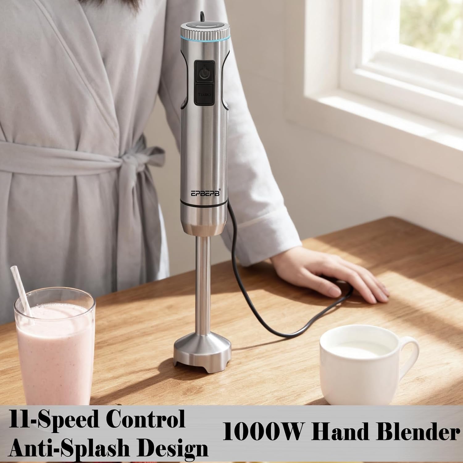 handheld-immersion-blender-11-speed-1000w-immersion-blender-with-anti-splash-design-stainless-steel-blade-for-blending-soup-smoothies-mayonnaise-making-food-is-more-convenient